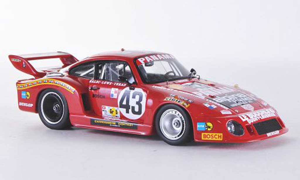 Porsche 935 1979 1/43 Spark 1979 No.43 Panama 24h Le Mans C.Haldi/R.Teran/H.Loewe diecast model cars