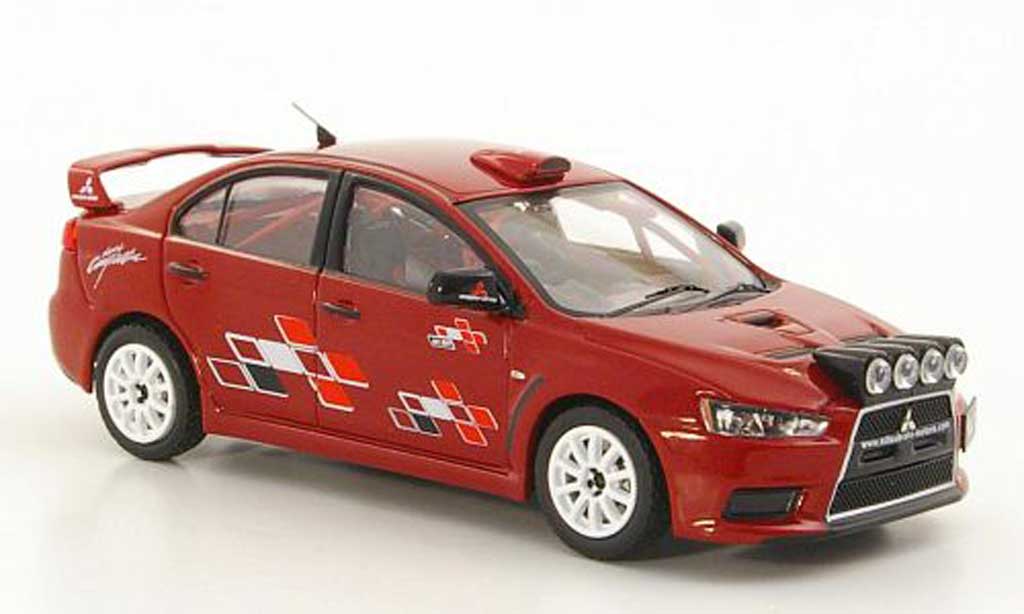 Mitsubishi Lancer Evolution X 1/43 IXO Evolution X Gr.N Prasentationsfahrzeug diecast model cars