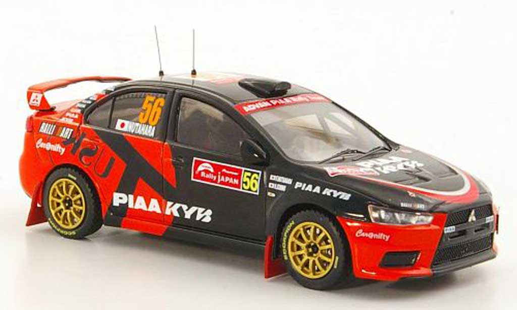 Mitsubishi Lancer Evolution X 1/43 IXO Evolution X No.56 RalliArt F.Nutahara / H.Ichino Rally Japan 2008 diecast model cars
