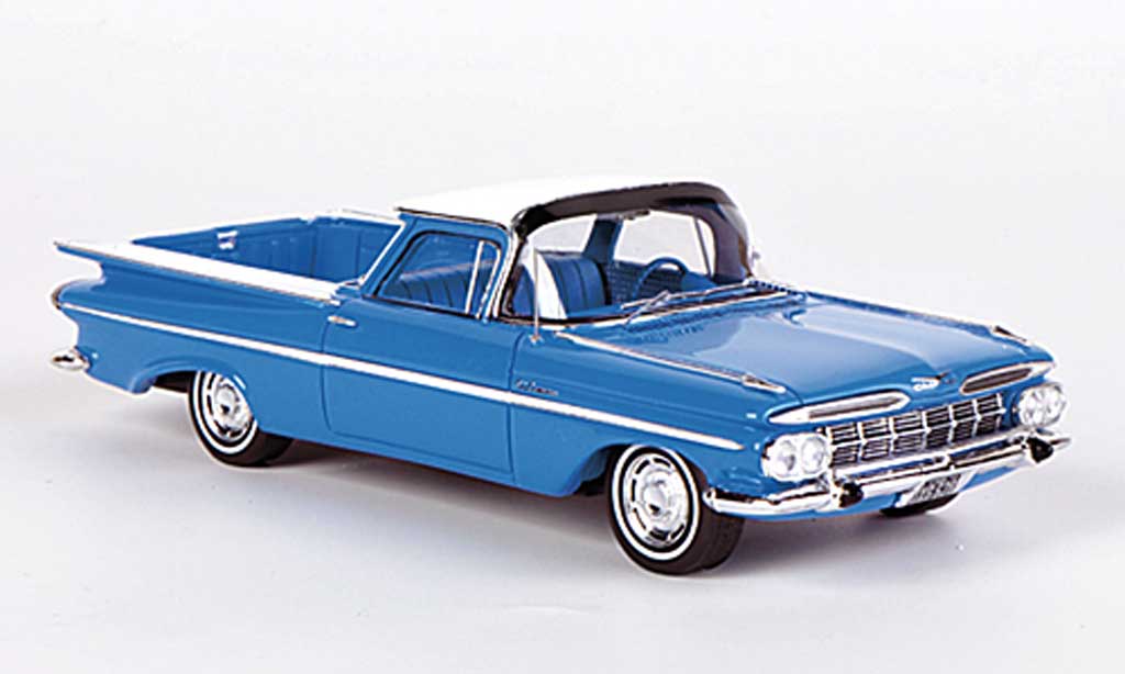 Chevrolet El Camino 1/43 Spark blue/white 1959 diecast model cars