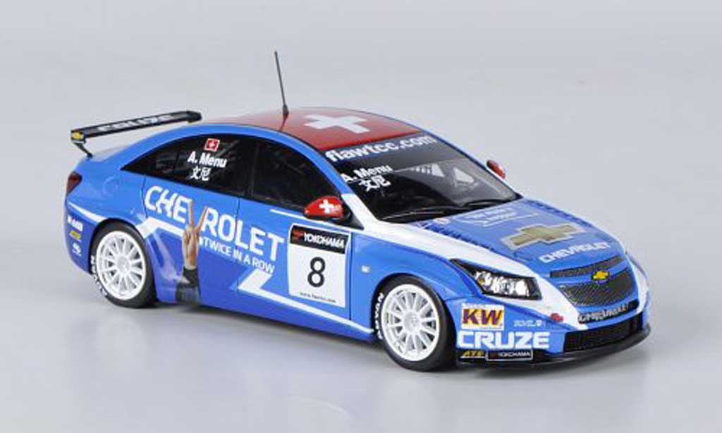 Chevrolet Cruze 2011 1/43 Spark 2011 1.6T No.8 A.Menu WTCC GP Macau diecast model cars