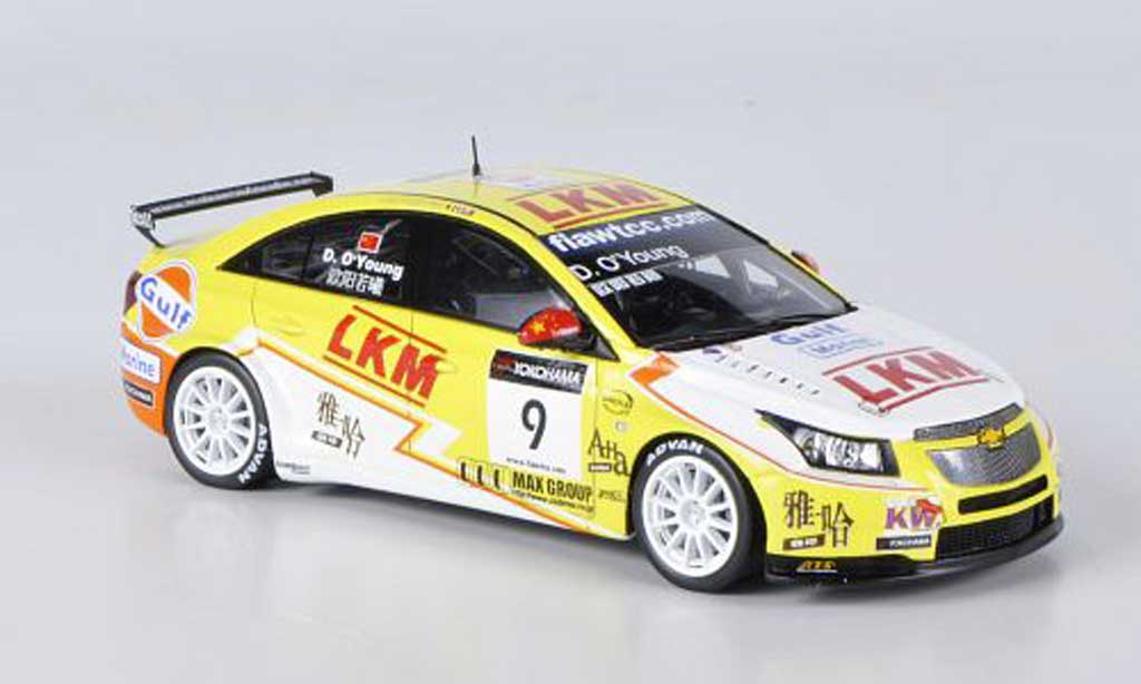 Chevrolet Cruze 2011 1/43 Spark 2011 1.6T No.9 D.O'Young WTCC GP Macau diecast model cars