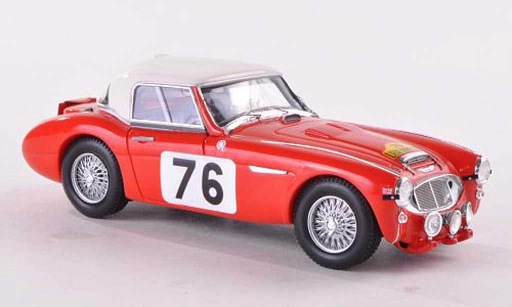 Austin Healey 3000 1/43 Spark No.76 Rally Liege-Rome-Liege 1960 P.Moss/A.Wisdom diecast model cars