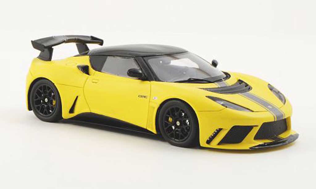 Lotus Evora GTE 1/43 Spark GTE yellow/grey/carbon LHD 2011 diecast model cars