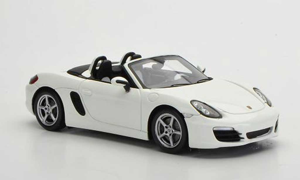 Porsche Boxster 1/43 Spark S (981) white 2012 diecast model cars