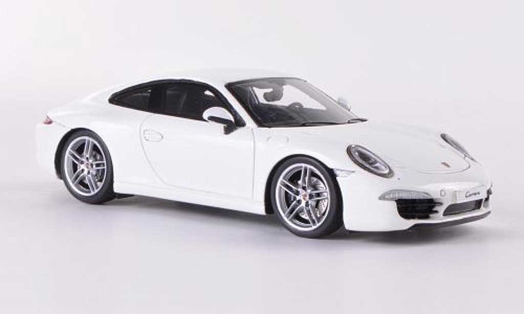 Porsche 991 Carrera 1/43 Spark Carrera white 2012 diecast model cars