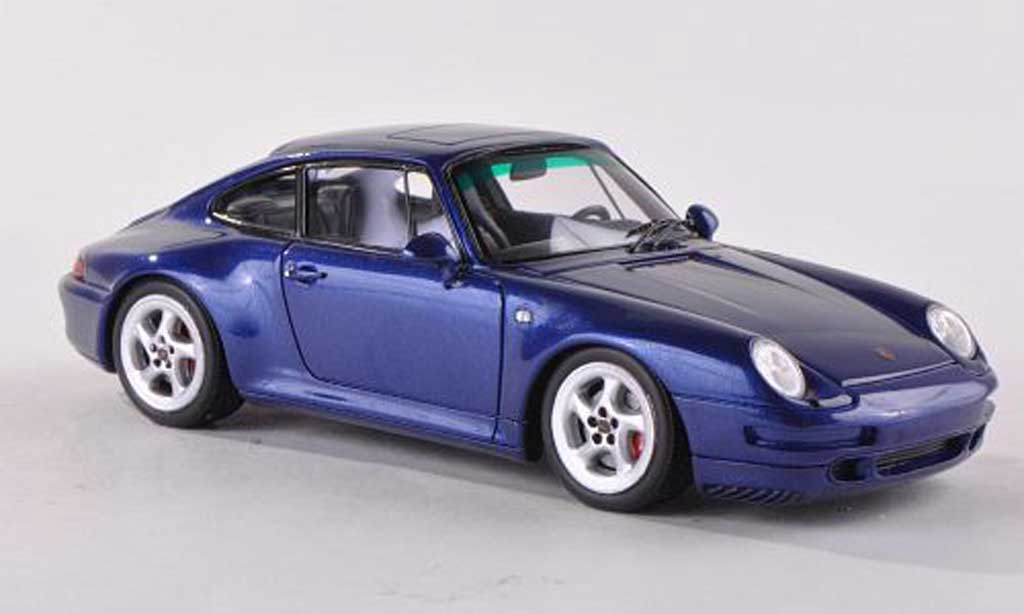 Porsche 993 4S 1/43 Spark Carrera 4S blue 1995 diecast model cars