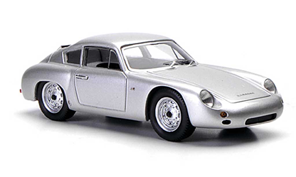 Porsche 356 1960 1/43 Spark 1960 B 1600 GTL Coupe Abarth grey diecast model cars