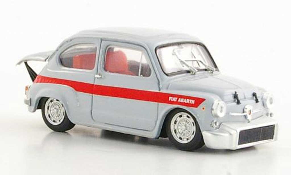 Fiat 850 1/43 Brumm Abarth TC Corsa grey/red 1966 diecast model cars