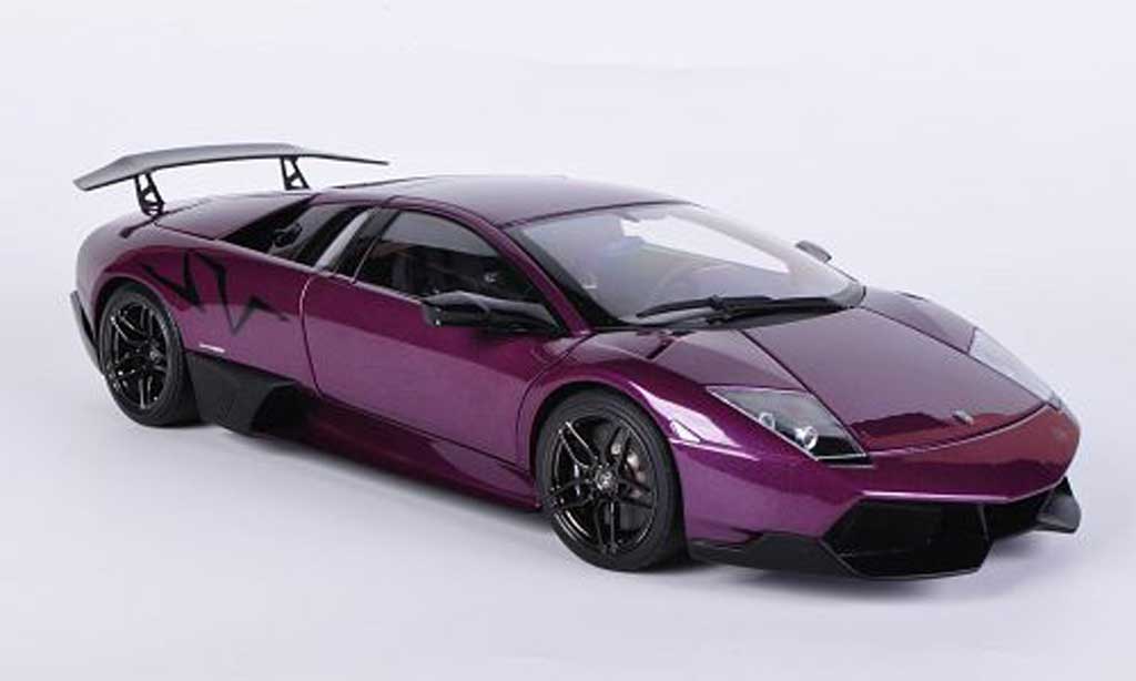 Lamborghini Murcielago LP670 1/18 Autoart LP670 SV lila diecast model cars