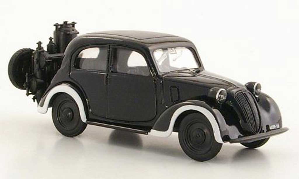 Fiat 1100 1/43 Brumm Gassogeno black diecast model cars