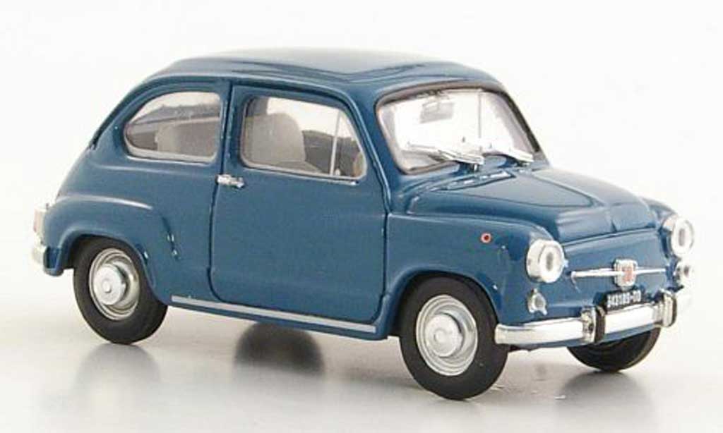 Fiat 600 1/43 Brumm D blue ''Fanaloni'' 1965 diecast model cars