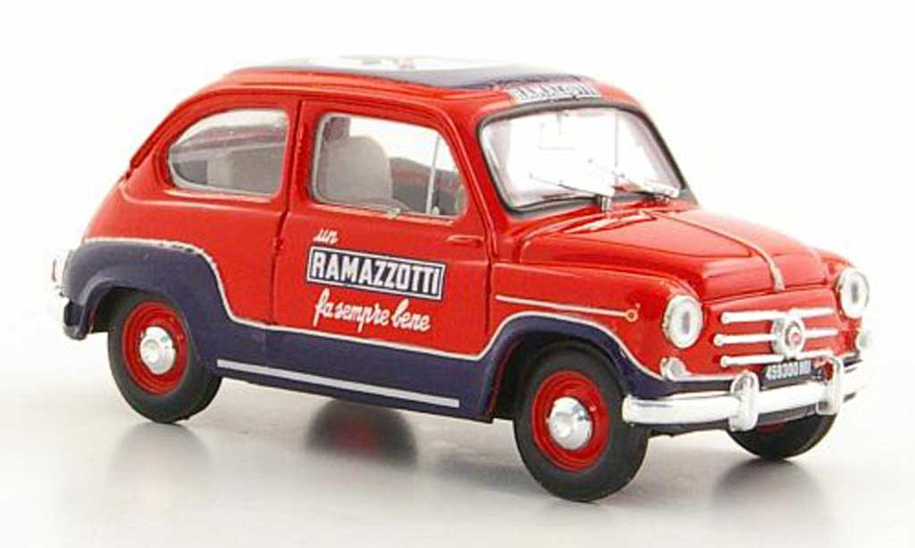 Fiat 600 1/43 Brumm D Ramazotti 1960 diecast model cars