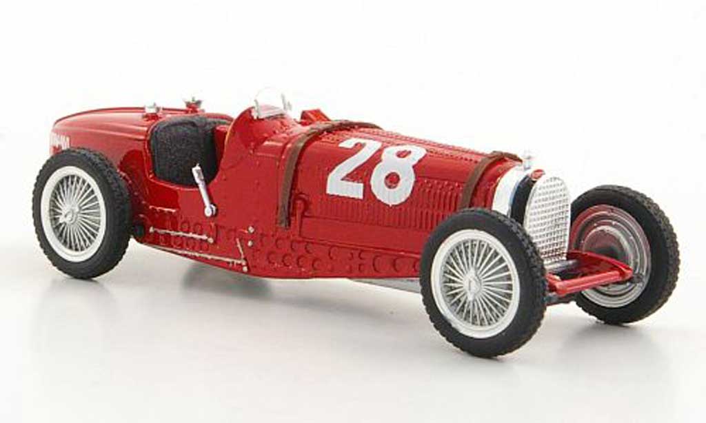 Bugatti Type 59 1/18 Brumm No.28 T.Nuvolari GP Monaco 1934 diecast model cars