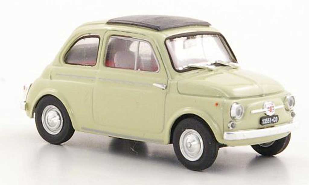 Fiat 500 D 1/43 Brumm D beige 1960 diecast model cars