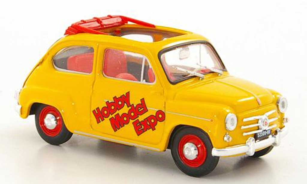 Fiat 600 1/43 Brumm D Hobby Model Expo 2004 geoffnetes Faltdach diecast model cars