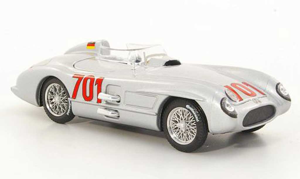 Mercedes 300 SLR 1/43 Brumm SLR No.701 K.Kling Mille Miglila 1955 diecast model cars