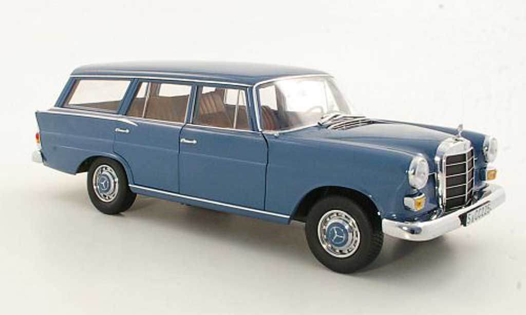 Mercedes 200 1/18 Norev Universal (W110)blue diecast model cars