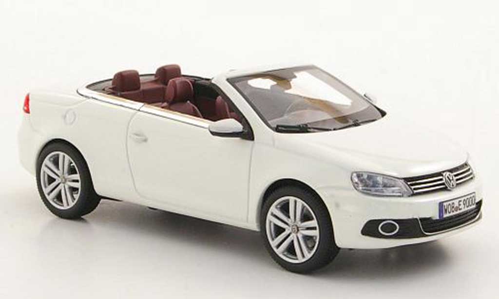 Volkswagen Eos 1/43 Kyosho white 2011 diecast model cars