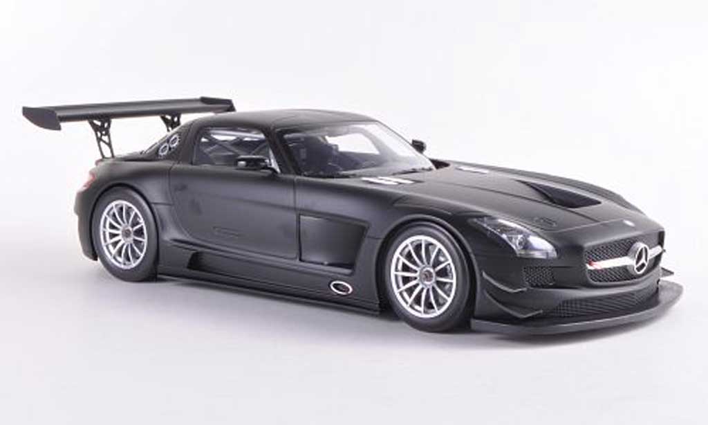 Mercedes SLS 1/18 Minichamps AMG GT3 mattblack Plain Body Version 2011 diecast model cars