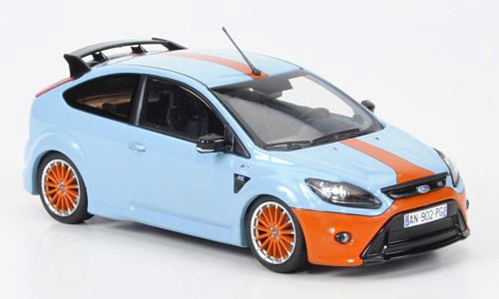 Ford Focus RS Le Mans 1/43 Minichamps RS Le Mans Edition blue (GT 40 Design 1968) Sondermodell MCW 2010 diecast model cars
