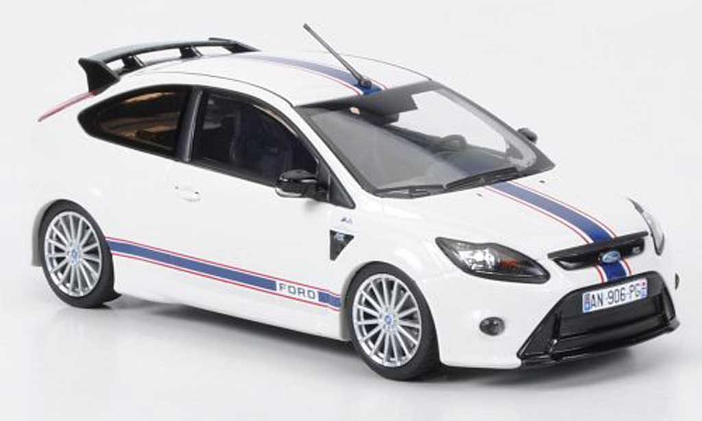 Ford Focus RS Le Mans 1/43 Minichamps RS Le Mans Edition white (GT 40 Design 1967) Sondermodell MCW 2010 diecast model cars
