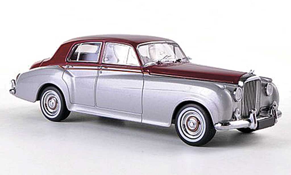 Bentley Continental S2 1/43 Minichamps S2 Standard Saloon grey/red RHD Sondermodell MCW 1960 diecast model cars