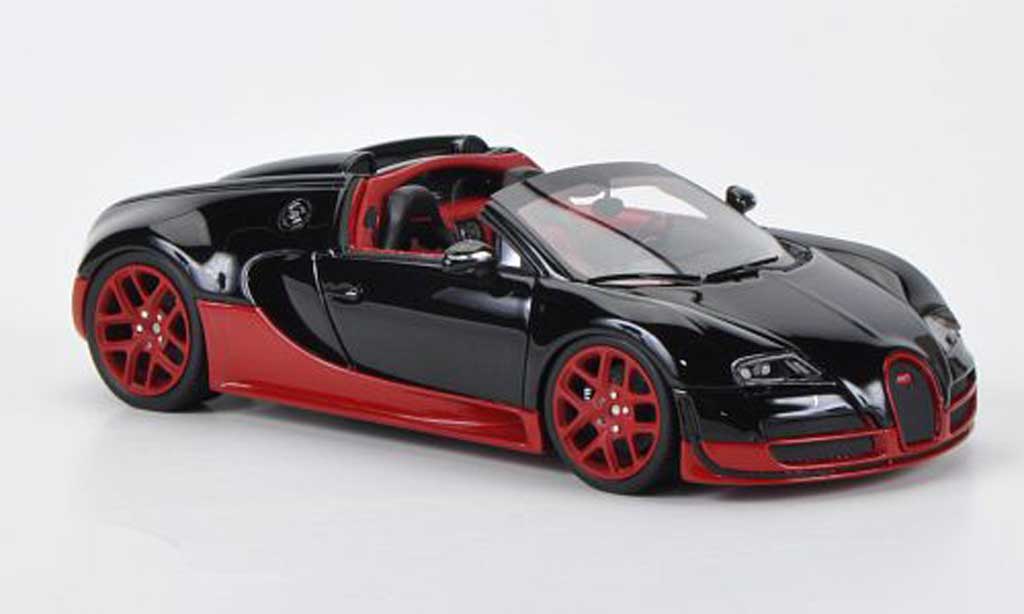 Bugatti Veyron Grand Sport 1/43 Look Smart Grand Sport 16.4 Vitesse black/red Autosalon Genf 2012 diecast model cars