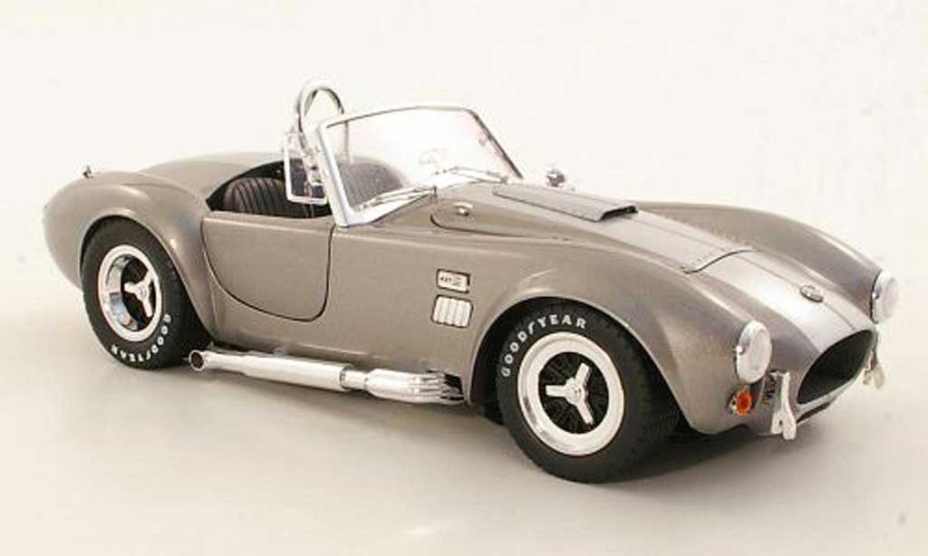 Shelby Ac Cobra 1/18 Shelby Collectibles 427 S/C grey/grey metallisee diecast model cars