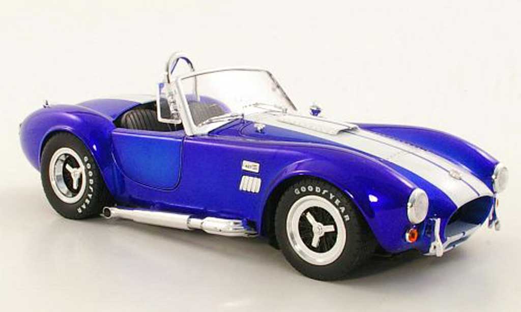 Shelby Ac Cobra 1/18 Shelby Collectibles 427 S/C blue/white diecast model cars