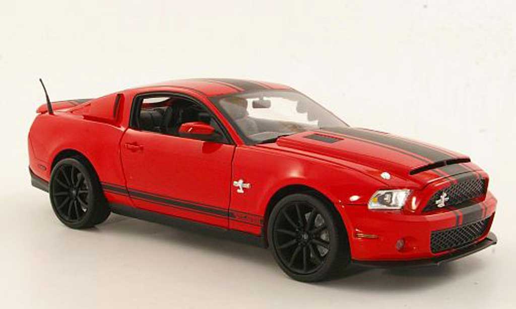 Shelby GT 500 1/18 Shelby Collectibles Super Snake red/mattblack 2012 diecast model cars