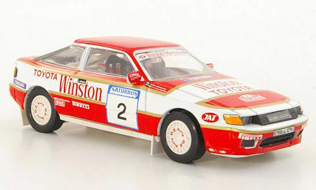 Toyota Celica GT4 1/43 Trofeu GT4 No.2 R.Morgan / M.bin Sulayem Rally Saturnus 1991 diecast model cars