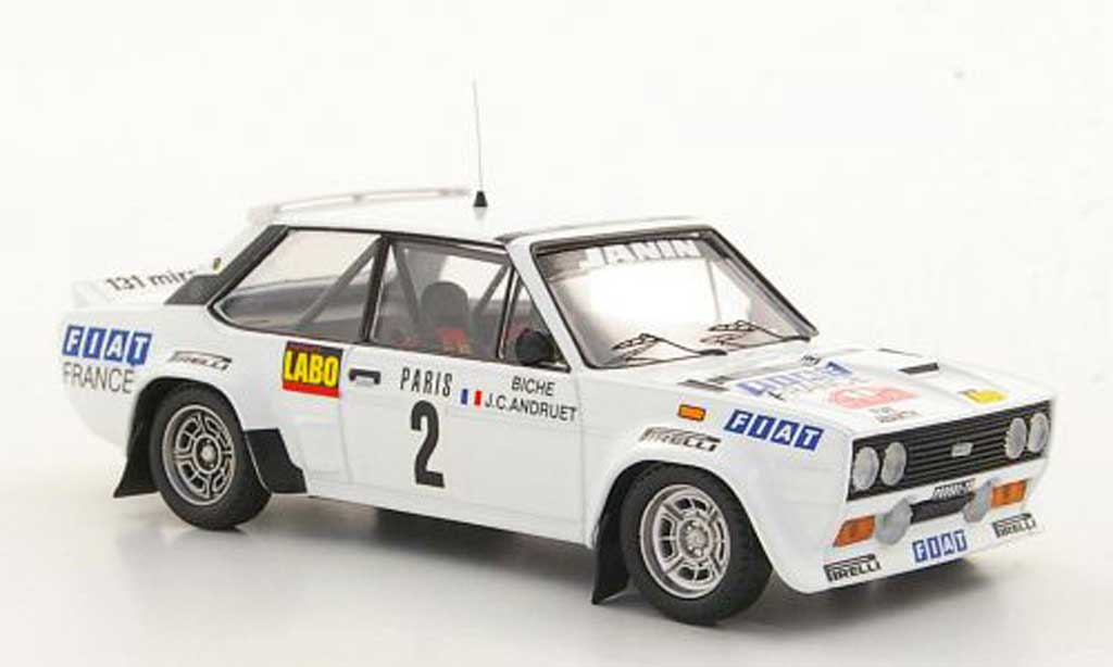 Fiat 131 Abarth 1/43 Trofeu Abarth No.2 J.C.Andruet / Biche Rally Monte Carlo 1978 diecast model cars