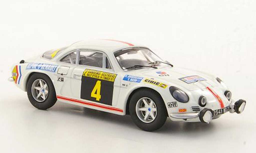 Alpine A110 1/43 Trofeu 1600S No.4 O.Andersson / T.Nash Rally San Remo 1971 diecast model cars