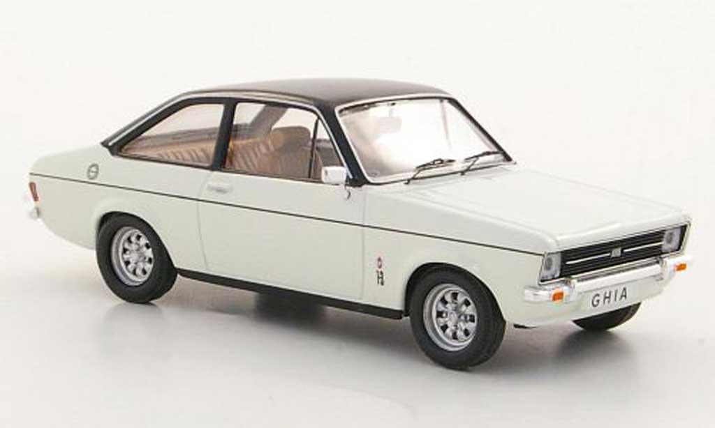 Ford Escort MK2 1/43 Trofeu MK2 1300 Ghia white/black RHD diecast model cars
