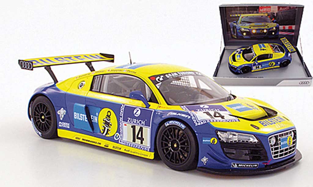 Audi R8 LMS 1/18 Spark LMS No.14 Bilstein Basseng / Fassler / Stippler / Piccini ADAC 24h Nurburgring 2011 diecast model cars