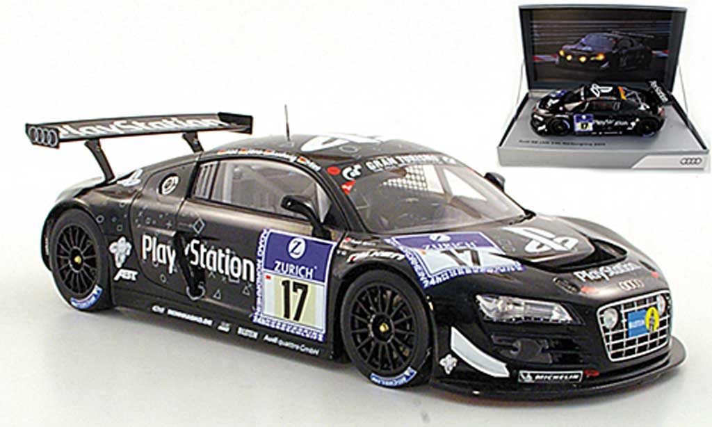 Audi R8 LMS 1/18 Spark LMS No.17 PlayStation Abt / Jons / Ludwig / MiesADAC 24h Nurburgring 2011 diecast model cars