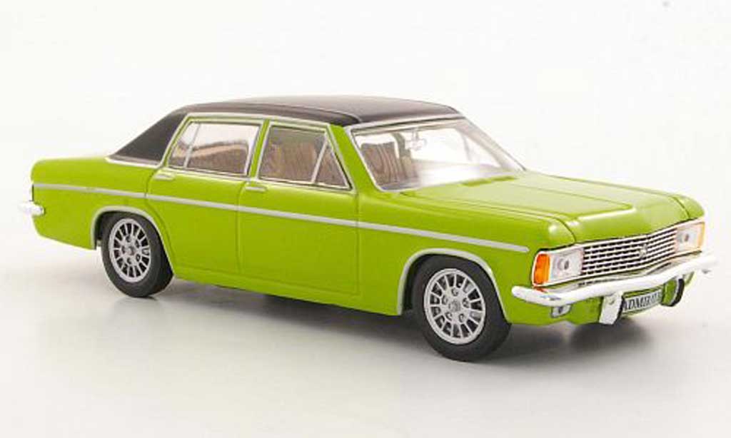 Opel Admiral 1/43 Hachette B grun/black (ohne Magazin) 1969 diecast model cars