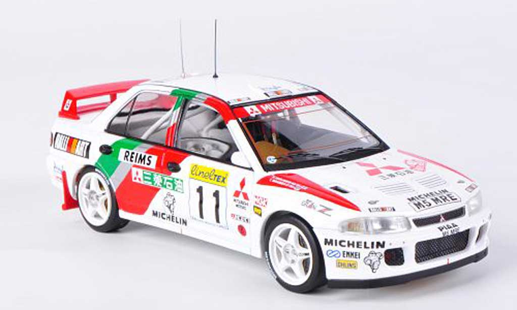 Mitsubishi Lancer Evolution II 1/43 HPI Evolution II No.11 T.Makinen / S.Harjanne Rally Monte Carlo 1995 diecast model cars