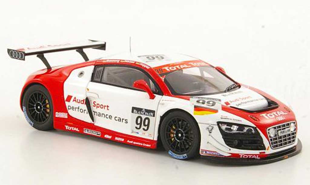 Audi R8 LMS 1/43 Spark LMS No.99 Sport Performance Cars Basseng / Haase / Stippler 24h Spa 2011 diecast model cars