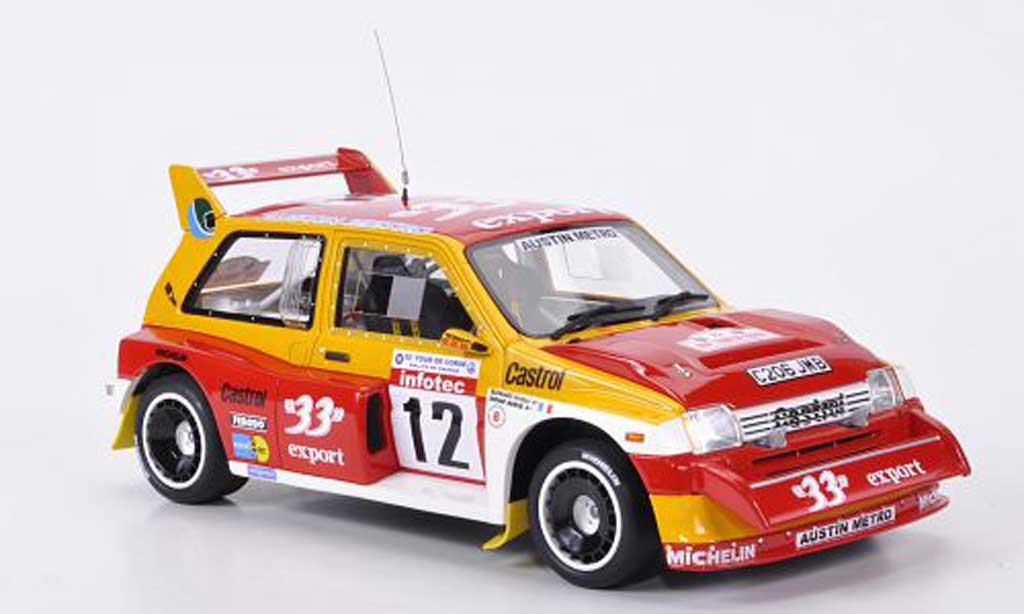 MG Metro 1/18 Ottomobile 6R4 No.12 33 export D.Auriol/B.Occelli Rally Frankreich 1986 diecast model cars