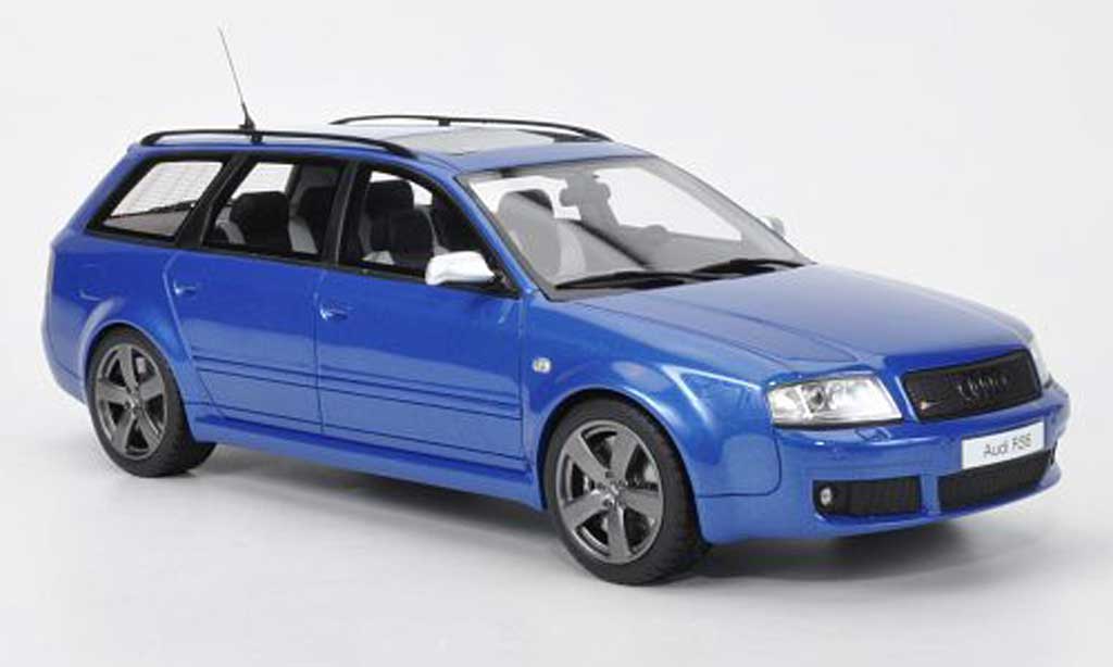 Audi RS6 1/18 Ottomobile Plus Avant blue diecast model cars