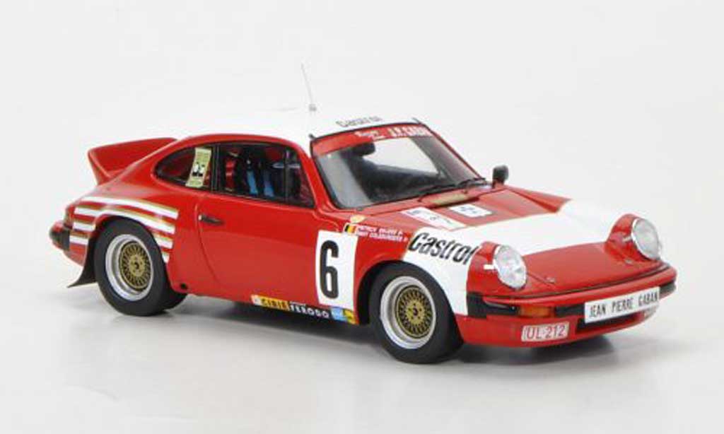 Porsche 930 1/43 Spark SC No.6 Bastos Racing Team J.P.Gaban P.Snijers / D.Colebunders Rally-Circuit des Ardennes 1983 diecast model cars