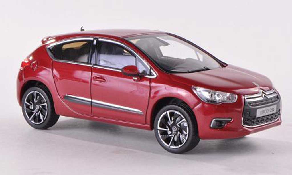 DS Automobiles DS4 1/43 Norev red 2011 diecast model cars