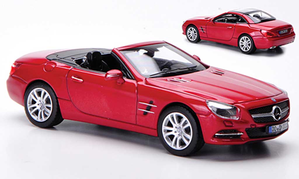 Mercedes Classe SL 500 1/43 Norev 500 (R231) red 2012 diecast model cars