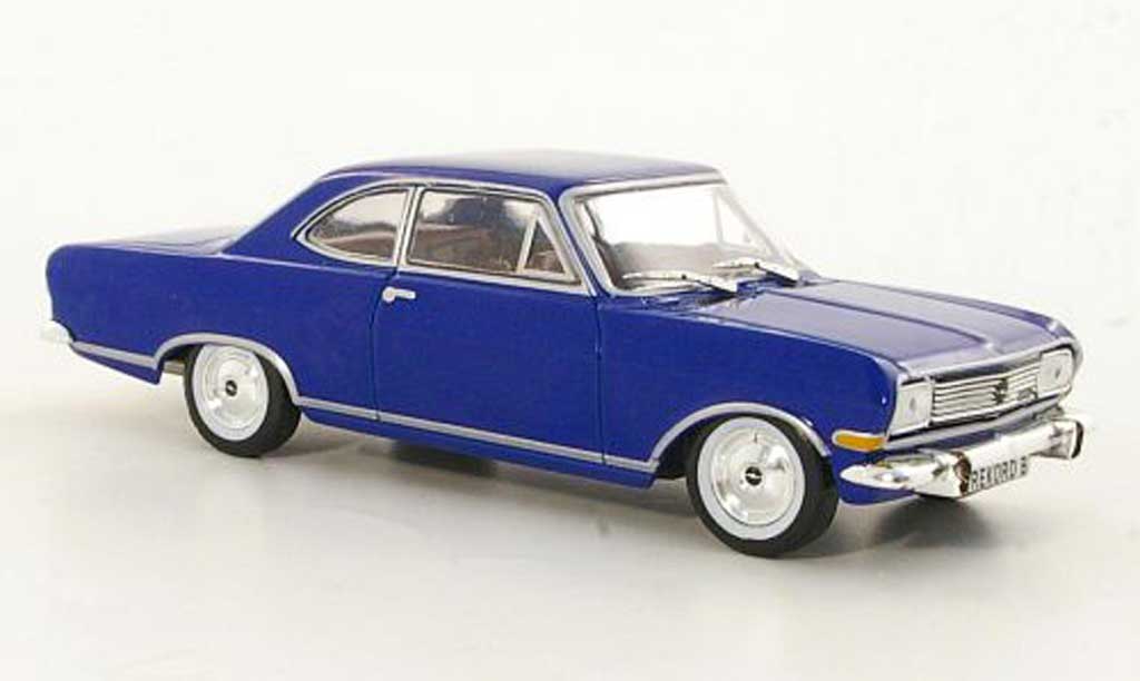 Opel Rekord 1/43 Hachette B Coupe blue (ohne Magazin) 1965 diecast model cars