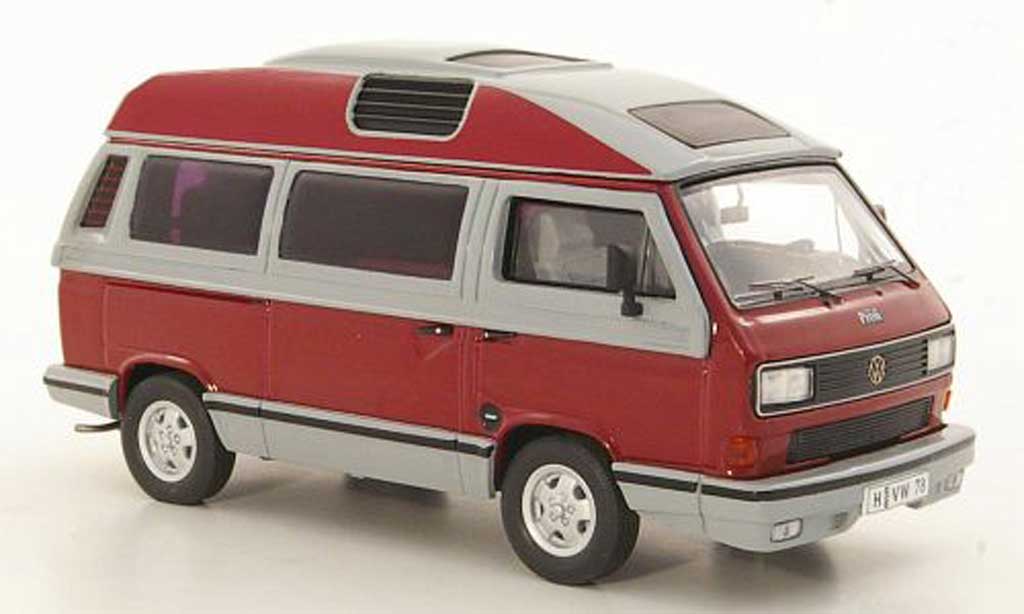 Volkswagen T3 B 1/43 Premium ClassiXXs B b Dehler-Profi red/grey Sondermodell MCW diecast model cars