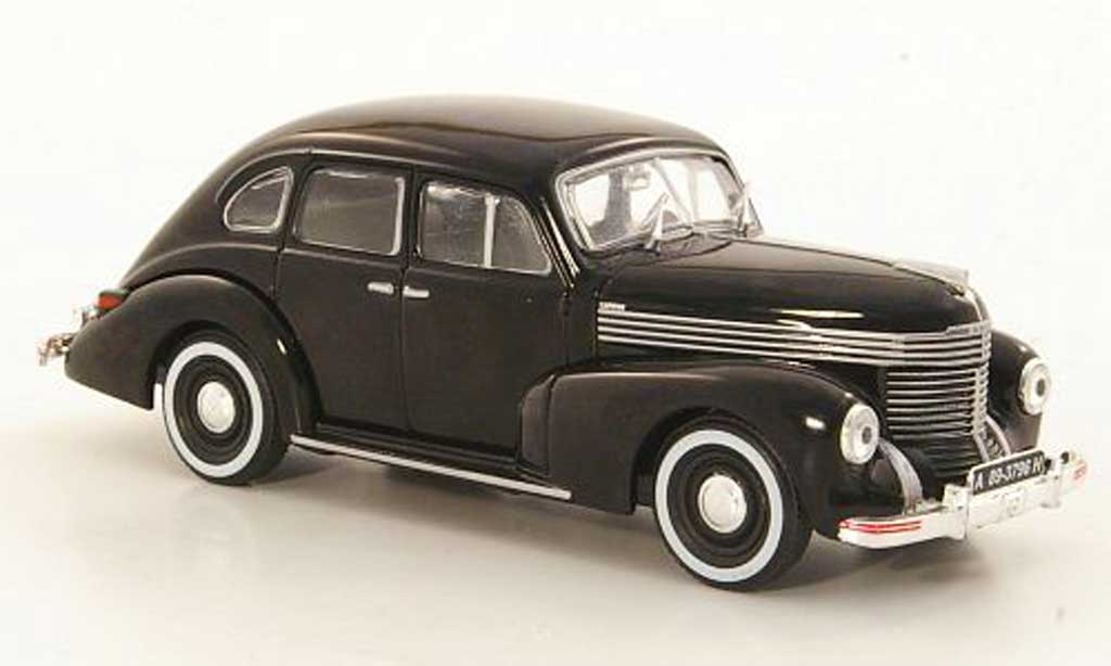 Opel Kapitan 1/43 WhiteBox black diecast model cars