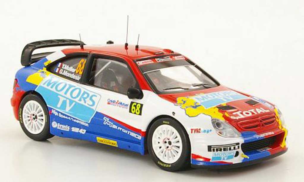 Citroen Xsara WRC 2010 1/43 IXO WRC 2010 No.68 Y.Muller / G.Mondesir Rally Frankreich diecast model cars