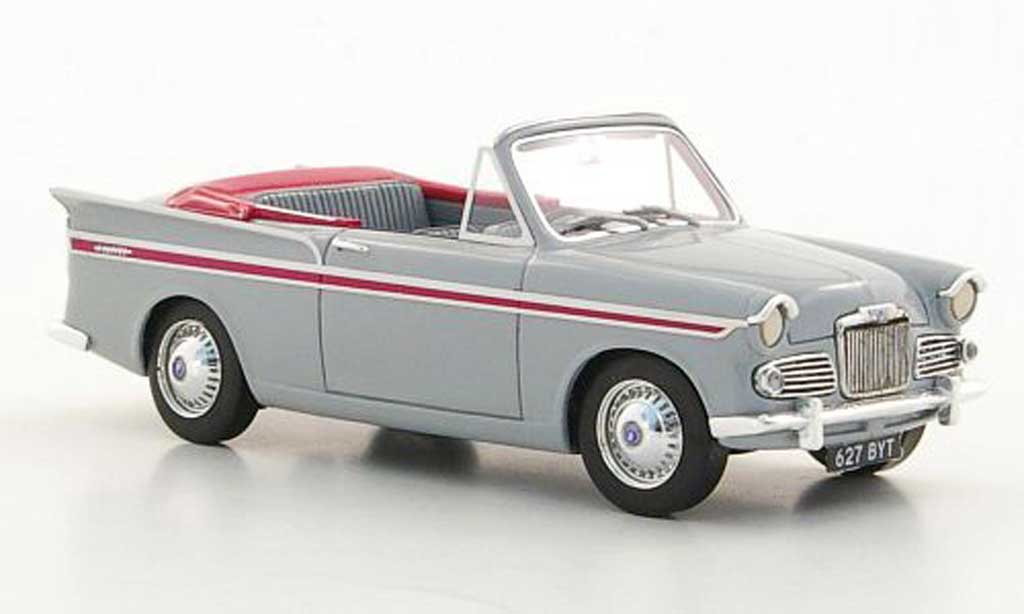 Sunbeam Rapier 1/43 Silas Models Series IIIa Convertible grey/lila 1961 diecast model cars